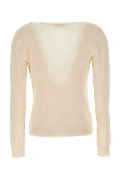 Vesten Elisabetta Franchi Sweaters White Beige 2 Vesten Elisabetta Franchi Sweaters White Beige - Afbeelding 2