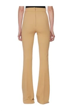 Elisabetta Franchi Wijde Broeken Trousers Beige -Elisabetta Franchi Winkel ec8a41d9a948baa6eb1584452343827d