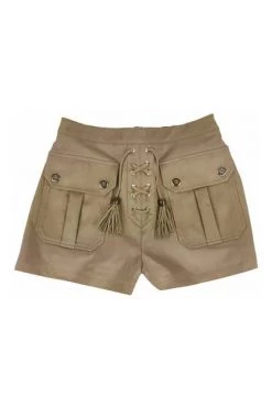 Elisabetta Franchi Korte Broeken Shorts Beige