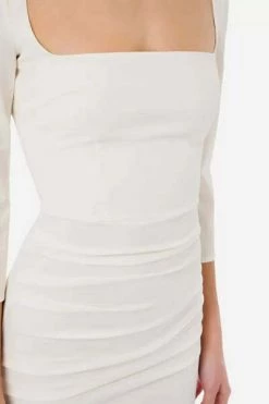 Elisabetta Franchi Casual Jurken Dress White