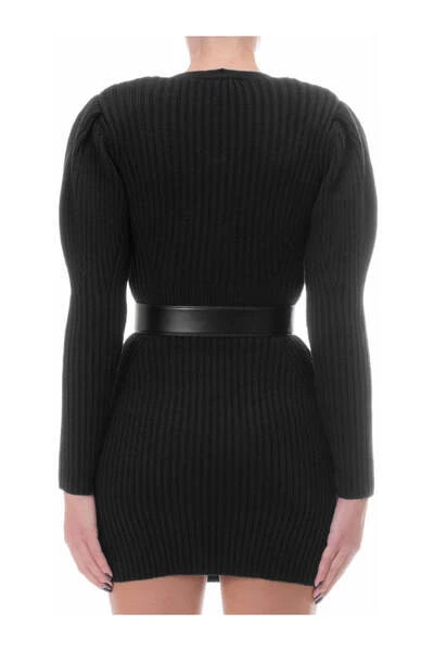Elisabetta Franchi Casual Jurken Knitted Dresses Black 1 Elisabetta Franchi Casual Jurken Knitted Dresses Black