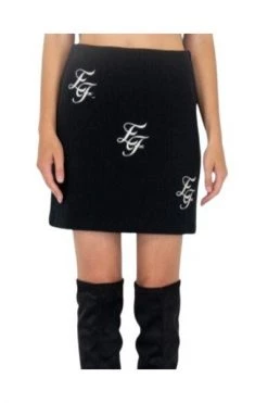 Elisabetta Franchi Korte Rokken Skirt Black