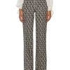 Elisabetta Franchi Pantalons Straight Trousers Black