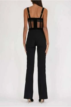 Elisabetta Franchi Jumpsuits & Tuinbroeken Jumpsuit Black