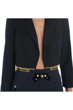 Elisabetta Franchi Blazers Jackets Black