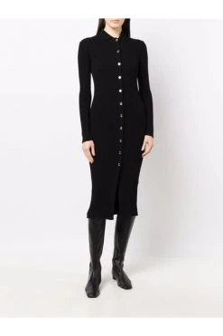 Elisabetta Franchi Casual Jurken Knit Dress Black -Elisabetta Franchi Winkel eeff7bc27089f5f82c15deba89c72c1b