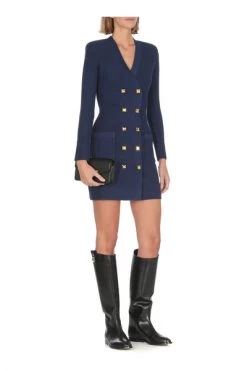 Casual Jurken Elisabetta Franchi Dresses Grey Gray