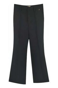 Elisabetta Franchi Lange Broeken Trousers Black