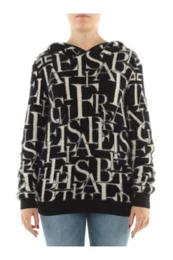 Hoodies & Sweatvesten Elisabetta Franchi MK78Q26E2 Sweater Women Black/butter Black