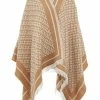 Elisabetta Franchi Poncho's Outerwear MT02F26E2 22 Brown