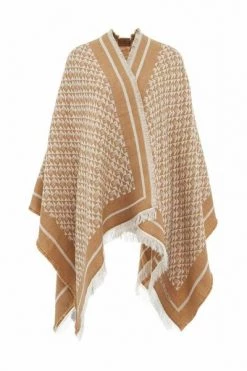 Elisabetta Franchi Poncho's Outerwear MT02F26E2 22 Brown