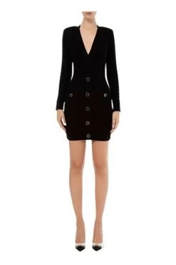 Elisabetta Franchi Casual Jurken Dresses Black