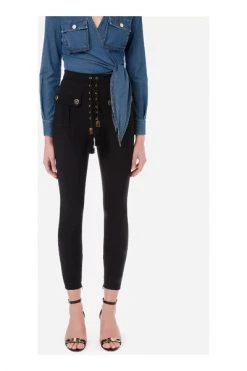 Elisabetta Franchi Pantalons Pants Black -Elisabetta Franchi Winkel f0a1e64875b945ea4c3f651c0ba6c42d