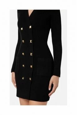 Elisabetta Franchi Casual Jurken Short Dresses Black