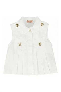 Elisabetta Franchi Blouses Shirt White -Elisabetta Franchi Winkel f11e55a50f4470a4ff43d2461e40d8e2