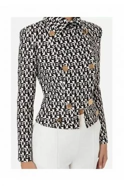 Elisabetta Franchi Blazers Black -Elisabetta Franchi Winkel f1336dc36c0efd24b11a6519e3defadb