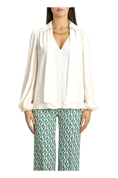 Elisabetta Franchi Blouses & Shirts White 1 Elisabetta Franchi Blouses & Shirts White
