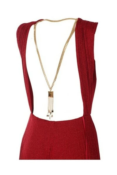 Elisabetta Franchi Feestjurken Party Dresses Red 2 Elisabetta Franchi Feestjurken Party Dresses Red - Afbeelding 2