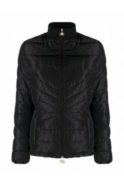 Elisabetta Franchi Winterjassen Padded Jacket Black -Elisabetta Franchi Winkel f1b11fd6a0822e9c628d6511168bba37