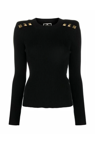 Elisabetta Franchi Sweaters Black Black 3 Elisabetta Franchi Sweaters Black Black - Afbeelding 3
