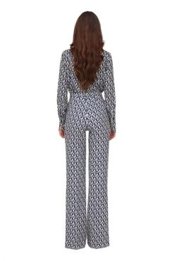 Elisabetta Franchi Wijde Broeken Trousers Beige -Elisabetta Franchi Winkel f1dc93642efa683da6676d54245796e7