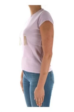 Elisabetta Franchi T-shirts T-shirt Donna MA02321E2-420 Pink -Elisabetta Franchi Winkel f284d54cbd6ea62b71b292c2e7805377