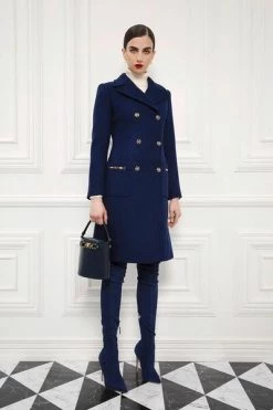 Elisabetta Franchi Trenchcoats & Mantels Double-Breasted Coats Blue 7 Elisabetta Franchi Trenchcoats & Mantels Double-Breasted Coats Blue -Elisabetta Franchi Winkel f2dbf6b33e67af08e101902be96f8b03