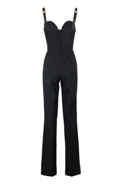 Elisabetta Franchi Playsuits Slim Fit Jumpsuit With Sweetheart Neckline Black -Elisabetta Franchi Winkel f2f833786d21002c1ea4193133ca2dbd