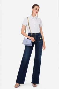 Elisabetta Franchi Polo's T-shirt White -Elisabetta Franchi Winkel f37d4460a57b0182483b590190254eca