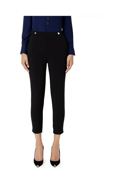 Elisabetta Franchi Pantalons Trousers Black 2 Elisabetta Franchi Pantalons Trousers Black - Afbeelding 2