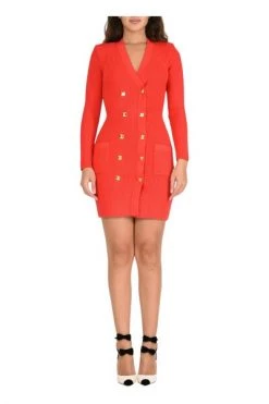 Elisabetta Franchi Casual Jurken Short Dresses Red -Elisabetta Franchi Winkel f417eda7a5331b5bb3cfde7536ee85e8