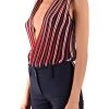 Elisabetta Franchi Tops Deep Neckline Top Red