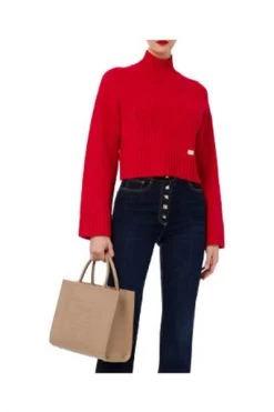 Elisabetta Franchi Coltruien Turtlenecks Red