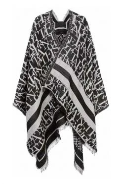 Elisabetta Franchi Kimono's Kimono Black