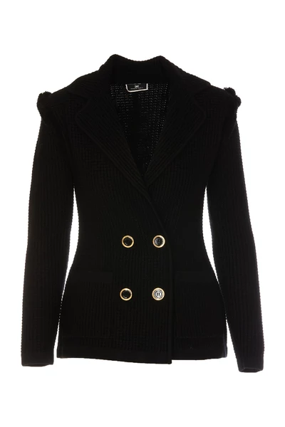 Elisabetta Franchi Blazers Black 2 Elisabetta Franchi Blazers Black - Afbeelding 2