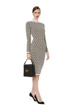 Elisabetta Franchi Casual Jurken Dress Black