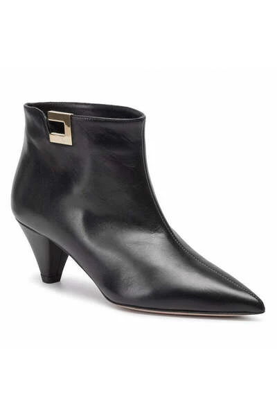 Elisabetta Franchi Enkellaarsjes Heeled Boots Black 1 Elisabetta Franchi Enkellaarsjes Heeled Boots Black
