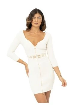 Elisabetta Franchi Casual Jurken Dresses White -Elisabetta Franchi Winkel f4dc04d17f6eddc777dc315faa6bee93