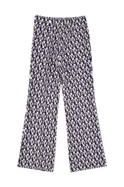 Elisabetta Franchi Lange Broeken Trousers Black