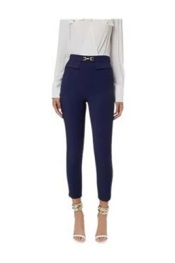 Elisabetta Franchi Broeken Trousers Blue
