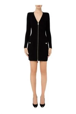 Casual Jurken Elisabetta Franchi Dresses Black Black