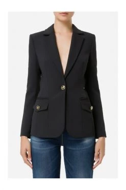 Elisabetta Franchi Business Blazers BLAZER Black 6 Elisabetta Franchi Business Blazers BLAZER Black -Elisabetta Franchi Winkel f5a987ffd96974f539cbedfc0e7c7881
