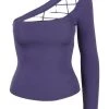 Elisabetta Franchi Tops Purple