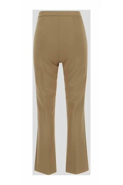 Elisabetta Franchi Wijde Broeken WIDE PANTS Beige 2 Elisabetta Franchi Wijde Broeken WIDE PANTS Beige - Afbeelding 2