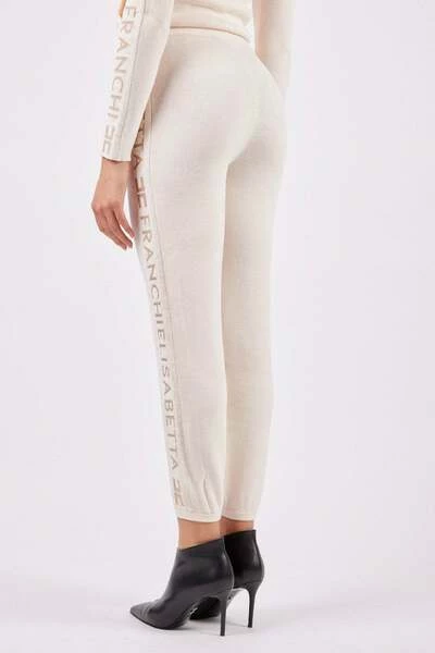 Elisabetta Franchi Sweatpants White 4 Elisabetta Franchi Sweatpants White - Afbeelding 4