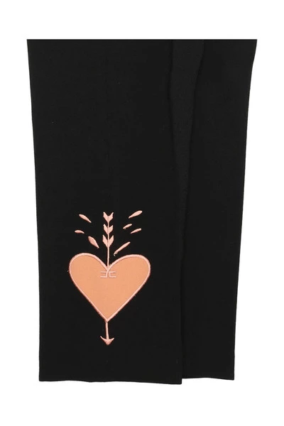 Elisabetta Franchi Wijde Broeken Trousers Black 1 Elisabetta Franchi Wijde Broeken Trousers Black