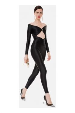 Elisabetta Franchi Jumpsuits & Tuinbroeken Jumpsuits Black