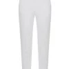Elisabetta Franchi Pantalons Slim-fit Trousers White
