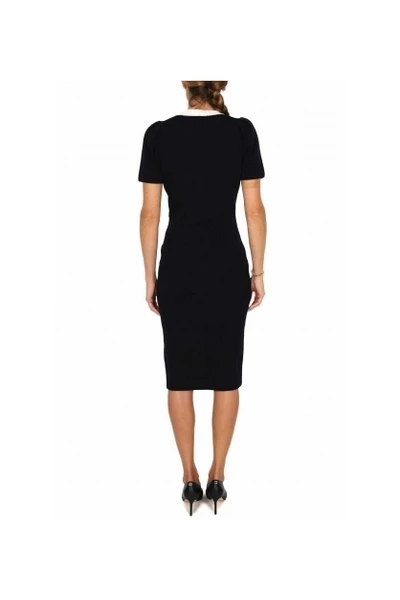 Elisabetta Franchi Casual Jurken Dresses Black 3 Elisabetta Franchi Casual Jurken Dresses Black - Afbeelding 3