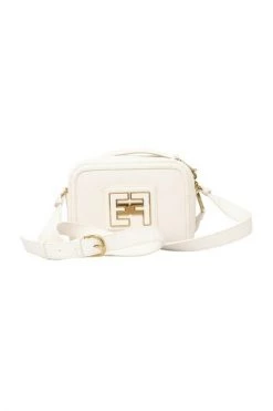 Elisabetta Franchi Schoudertassen Shoulder Bags Beige
